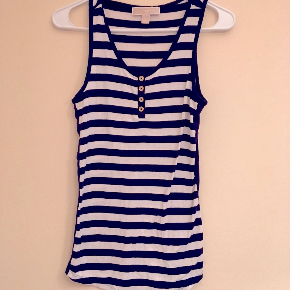 MICHEAL KORS Striped Tank
